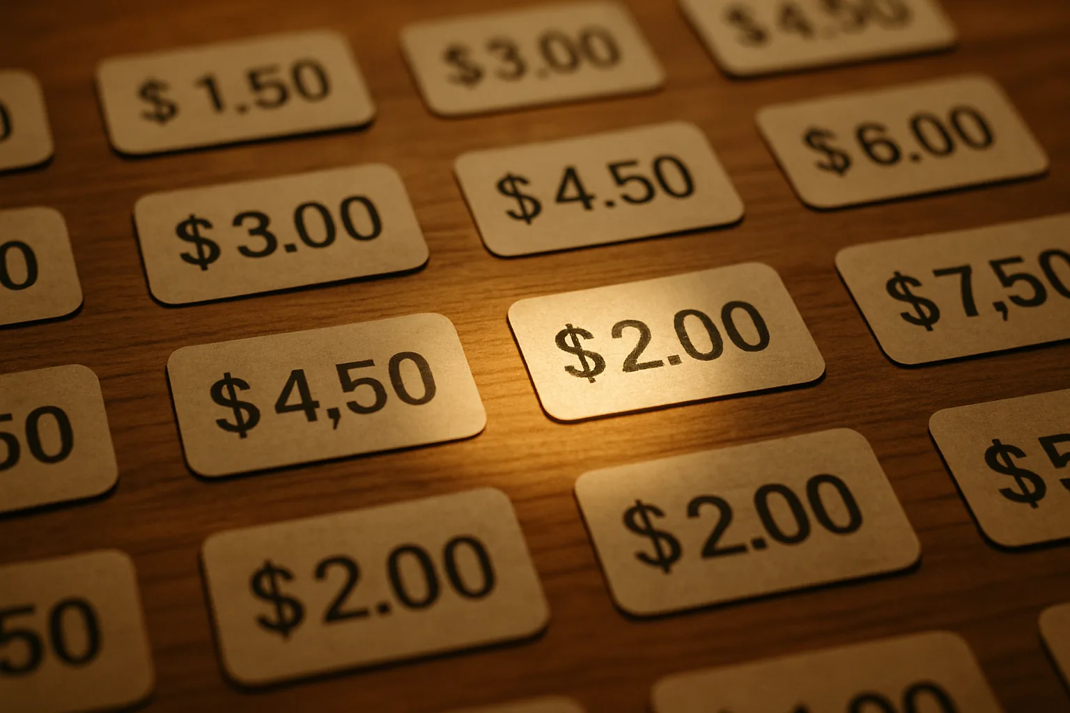 Price on a quote is a snapshot, not a query